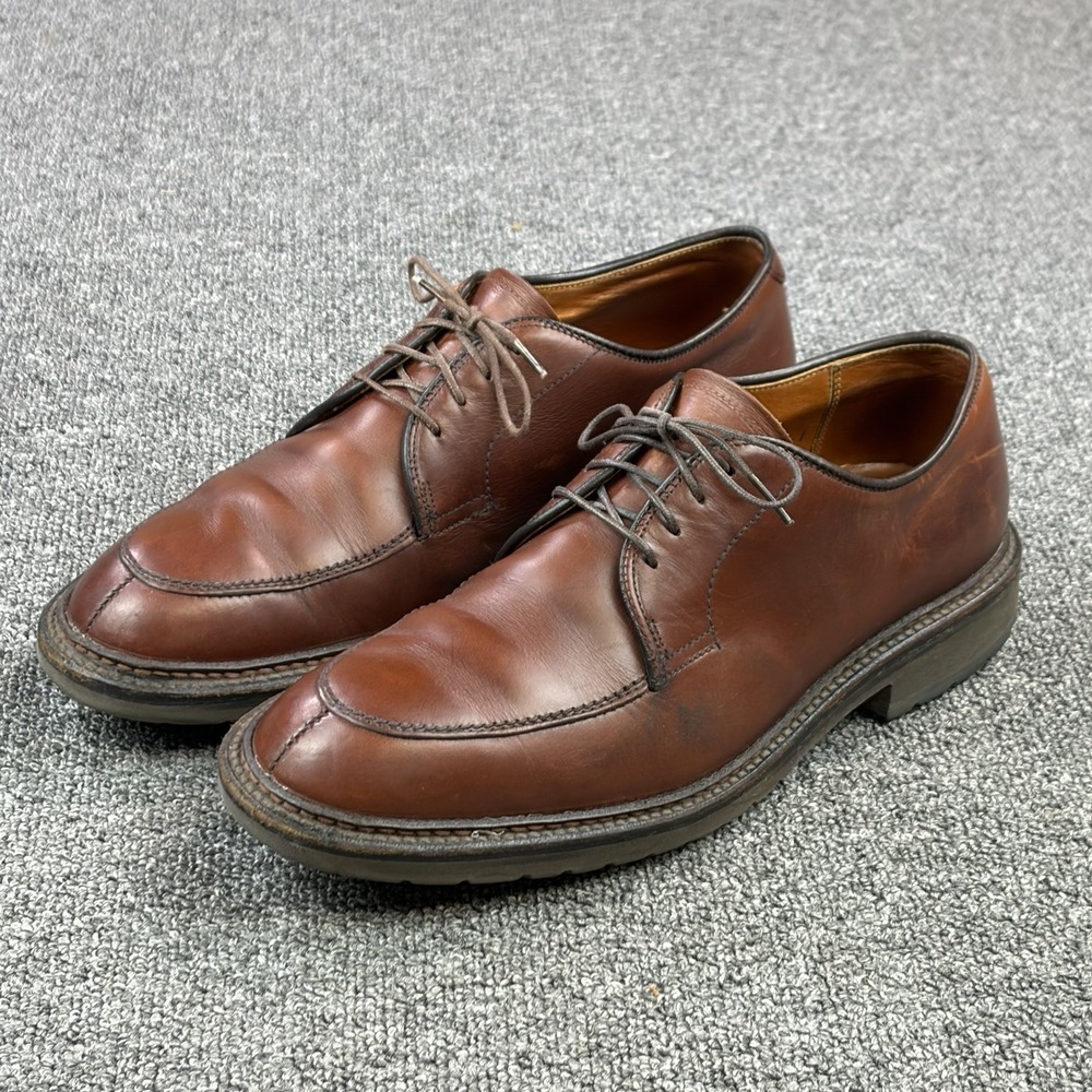 Alden Men's 71188 Mocc Toe Walker Blucher Brown Leather Size 8 7118S Welt Sole